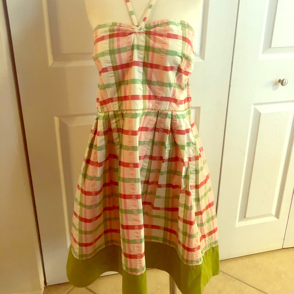 Juicy Couture strapless seersucker sundress